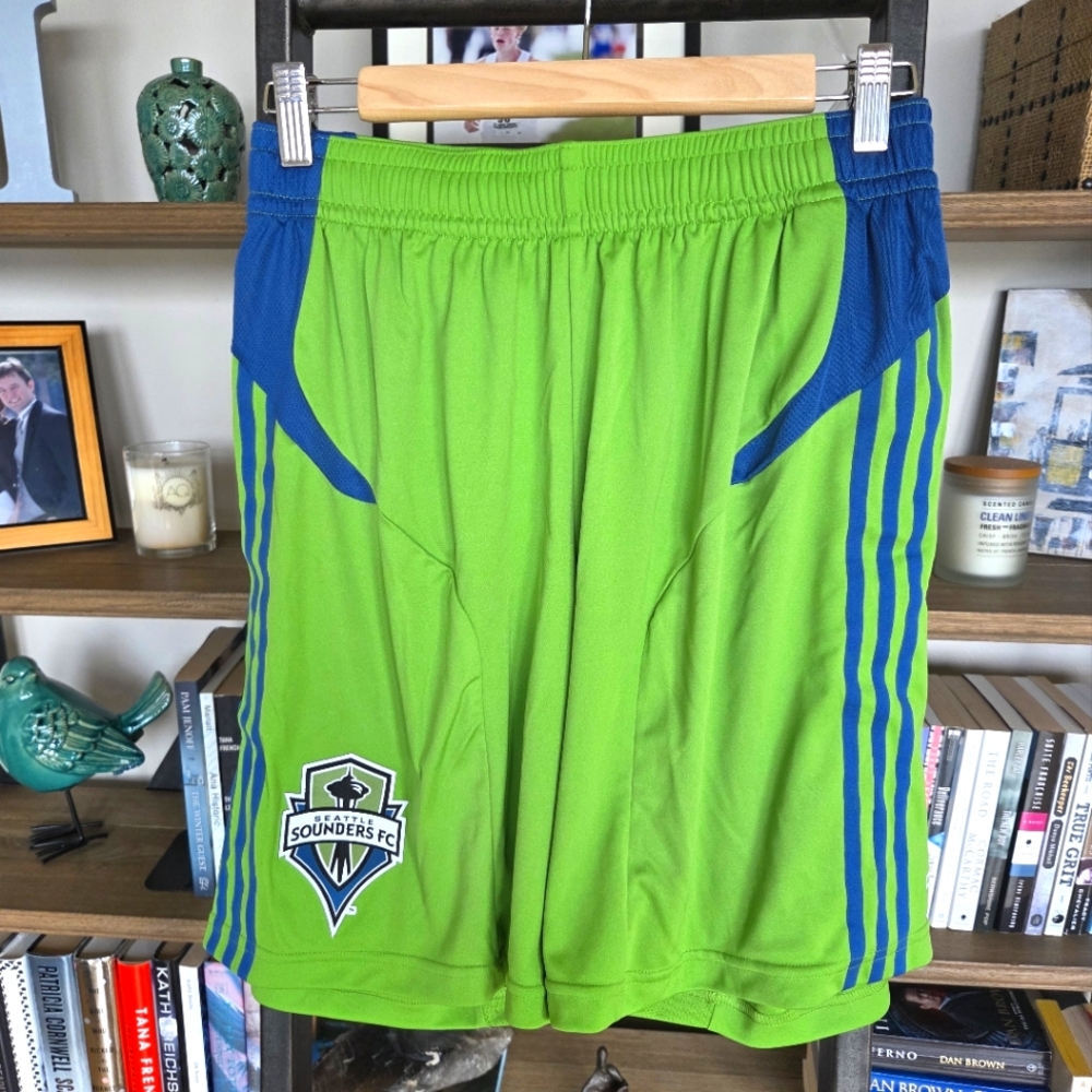 NWOT - Adidas Seattle Sounders FC Official Game Shorts, Size Medium